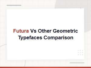 Futura vs Other Geometric Typefaces Comparison